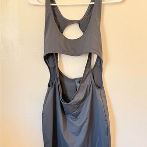 SKIMS Gray Sleeveless Dress